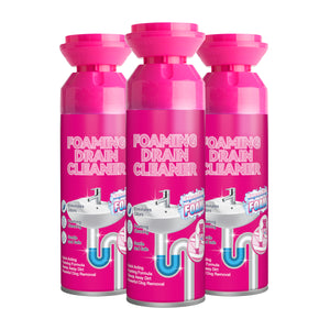 Foaming drain cleaner