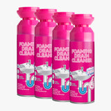 Foaming drain cleaner